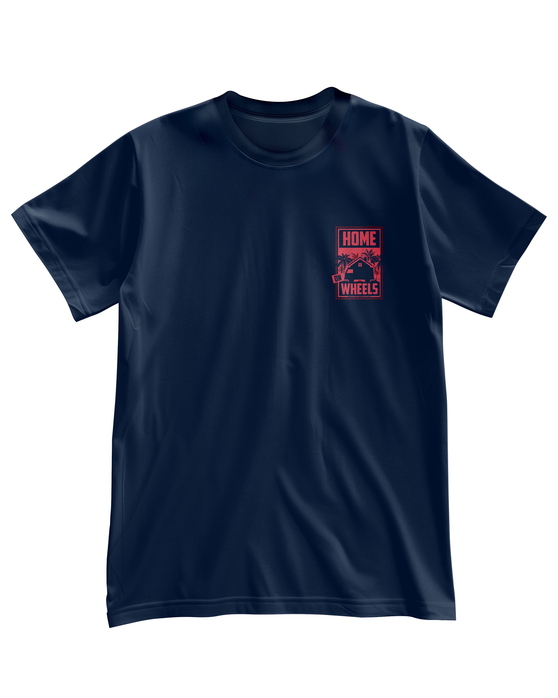 T-Shirts Home On Wheels Navy