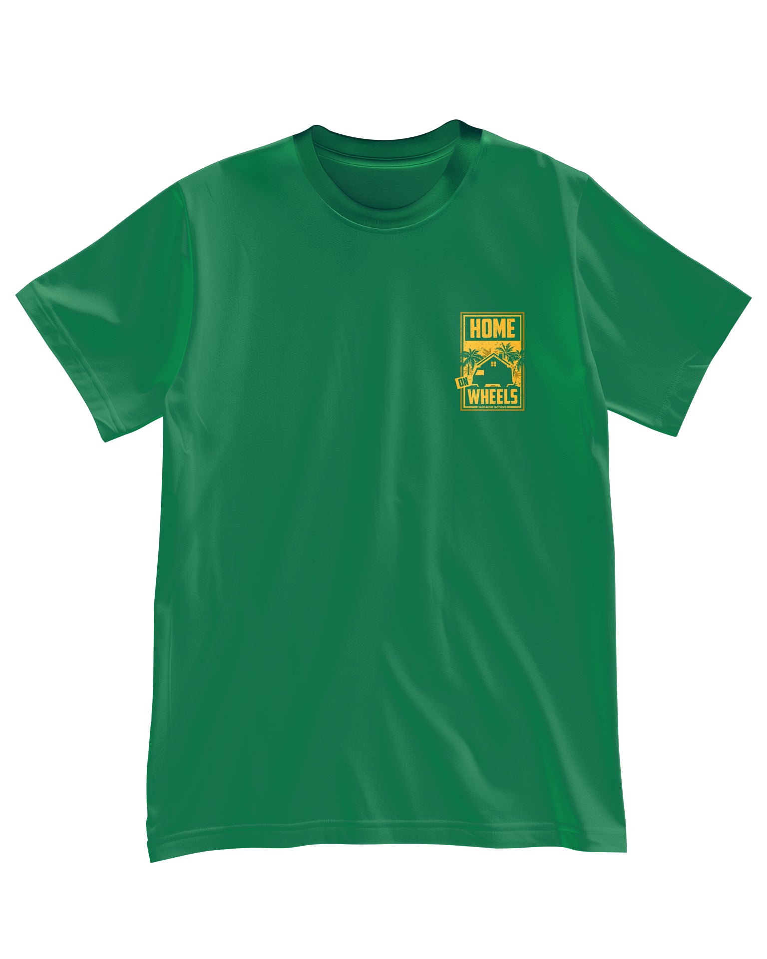 T-Shirt Home On Wheels Green