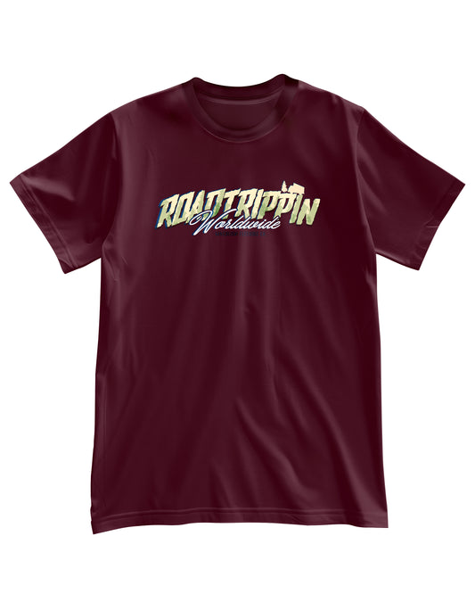 T-Shirt Roadtrippin Burgundy